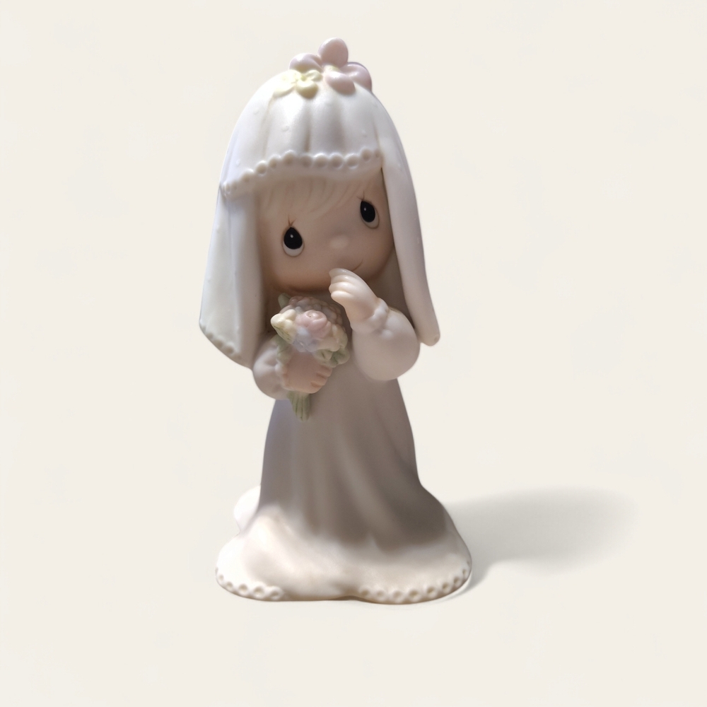 Precious Moments Vintage 1983 Bride Porcelain Figurine